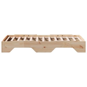 Bedframe zonder matras stapelbaar 80x200 cm massief hout 6