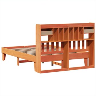 Bed met matras massief grenenhout wasbruin 140x190 cm 8