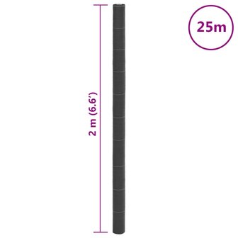 Worteldoek 2x25 m polypropeen zwart 8