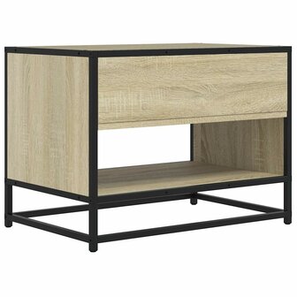 Tv-meubel 61x40x46 cm bewerkt hout metaal sonoma eikenkleurig 6