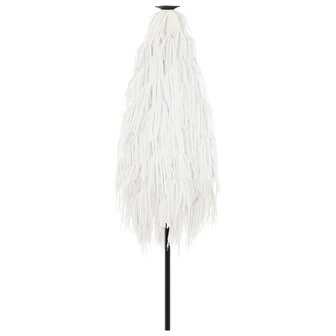 Parasol met stalen paal 223x223x213 cm wit 6