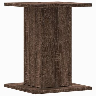 Plantenstandaards 2 st 30x30x40 cm bewerkt hout bruin eiken 5