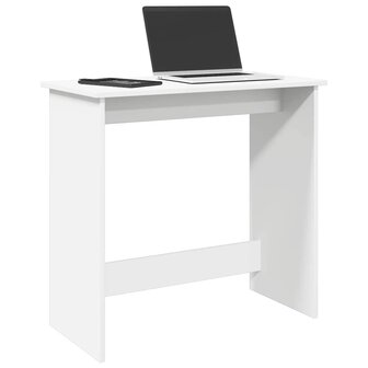 Bureau 80x40x75 cm bewerkt hout wit 1