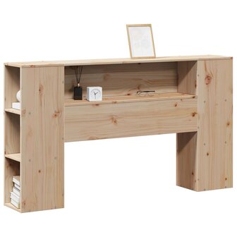 Hoofdbord met opbergruimte 140 cm massief grenenhout 2