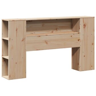 Hoofdbord met opbergruimte 140 cm massief grenenhout 3