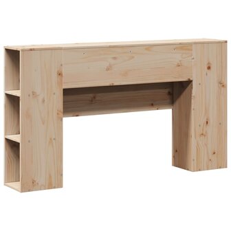 Hoofdbord met opbergruimte 140 cm massief grenenhout 6