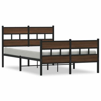 Bedframe met hoofdbord en voetbord zonder matras 120x190 cm 2