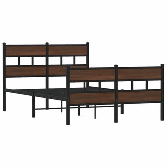 Bedframe met hoofdbord en voetbord zonder matras 120x190 cm 3