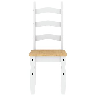 5-delige Eethoek Panama massief grenenhout wit 8