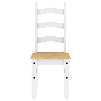 5-delige Eethoek Panama massief grenenhout wit 8