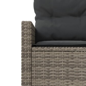 2-delige Loungeset halfrond poly rattan grijs 6