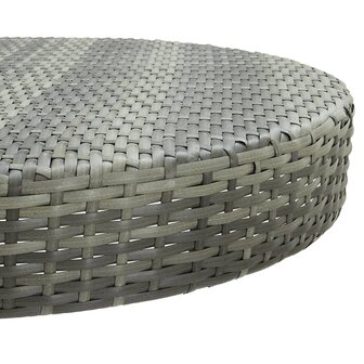 Tuintafel 75,5x106 cm poly rattan grijs 3