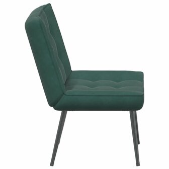 Relaxstoel 64x74x84 cm fluweel donkergroen 5