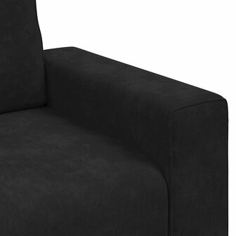 Fauteuil 60 cm fluweel zwart 7