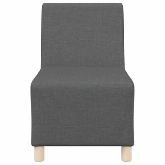 Fauteuil 55 cm stof donkergrijs 4
