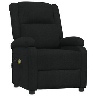 Massagestoel elektrisch stof zwart 3