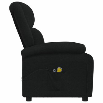 Massagestoel elektrisch stof zwart 5
