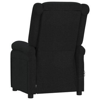 Massagestoel elektrisch stof zwart 6