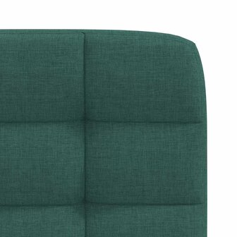 Eetkamerstoelen 4 st stof donkergroen 7