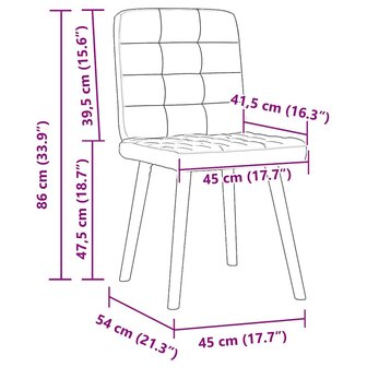 Eetkamerstoelen 4 st stof donkergroen 9