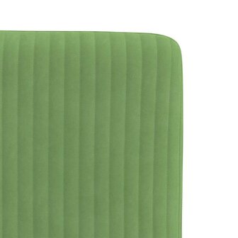 Eetkamerstoelen 2 st fluweel lichtgroen 7