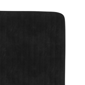 Eetkamerstoelen 2 st fluweel zwart 7