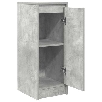 Dressoir 29,5x34x76 cm bewerkt hout betongrijs 5