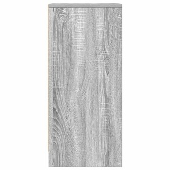Dressoir 29,5x34x76 cm bewerkt hout grijs sonoma eikenkleurig 7
