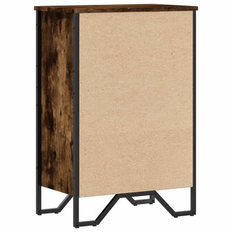 Boekenkast 50x31x74,5 cm bewerkt hout gerookt eikenkleurig 6