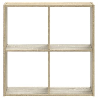 Boekenkast 68,5x32x68,5 cm bewerkt hout sonoma eikenkleurig 4