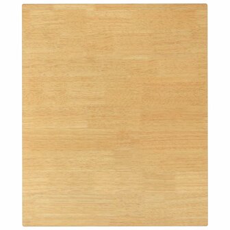 Eettafel massief hout wit rubber 8