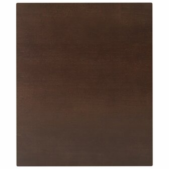 Eettafel bruin massief hout rubber 8