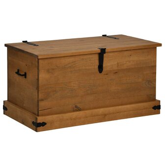 Opbergkist HALDEN 91x48x47 cm massief grenenhout 2