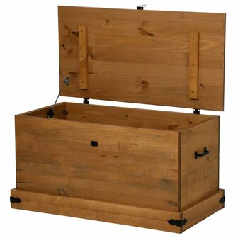 Opbergkist HALDEN 91x48x47 cm massief grenenhout 6