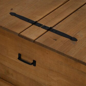 Opbergkist HALDEN 91x91x47 cm massief grenenhout 8