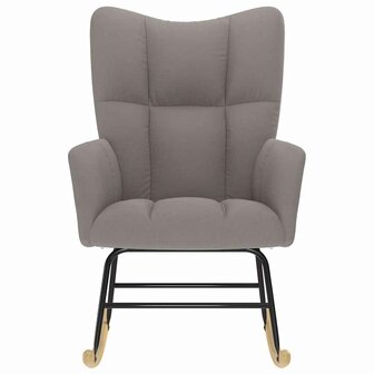Schommelstoel stof taupe 3