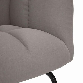 Schommelstoel stof taupe 6