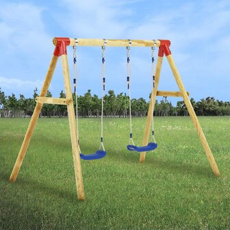 Schommelset 230x130x166 cm grenenhout 1