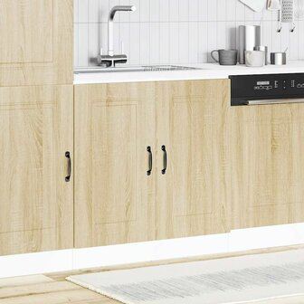 Spoelbakonderkast Kalmar 80x46x81,5cm bewerkt hout sonoma eiken 3
