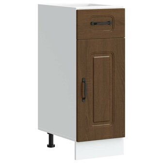 Keuken onderkast Kalmar bewerkt hout bruin eikenkleur 2