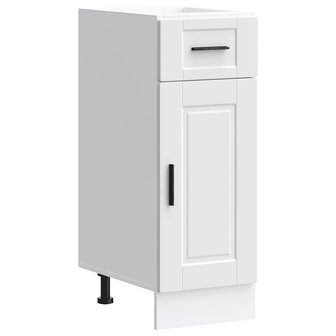 Keuken onderkast &quot;Porto&quot; bewerkt hout wit 2