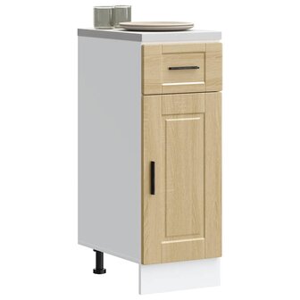 Keuken onderkast &quot;Porto&quot; bewerkt hout sonoma eikenkleurig 1