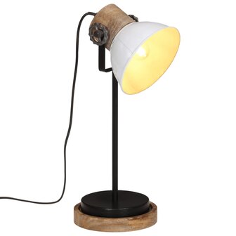 Bureaulamp 25 W E27 17x17x50 cm wit 1