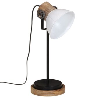 Bureaulamp 25 W E27 17x17x50 cm wit 2