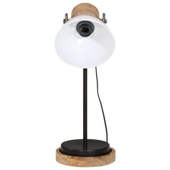 Bureaulamp 25 W E27 17x17x50 cm wit 3