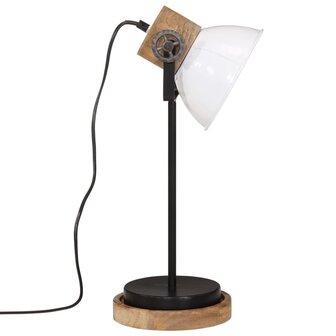 Bureaulamp 25 W E27 17x17x50 cm wit 4