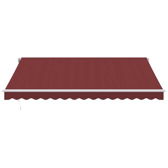 Luifel automatisch uittrekbaar 400x300 cm bordeauxrood 3