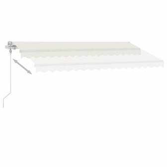 Luifel vrijstaand automatisch 400x300 cm cr&egrave;mekleurig 4