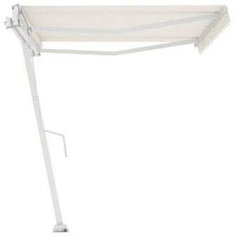 Luifel vrijstaand automatisch 400x300 cm cr&egrave;mekleurig 6