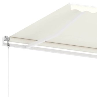 Luifel vrijstaand automatisch 400x300 cm cr&egrave;mekleurig 7